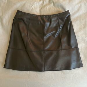 Bebe Black A-Line Mini Skirt Night Out
